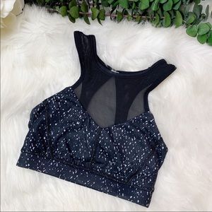 Lululemon Mesh Longline high neck sports bra